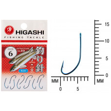 Крючок HIGASHI Akitakitsune ringed #6 Blue